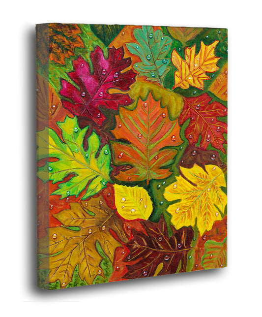 Autumn Leaves - Print on Gallery Wrapped Canvas