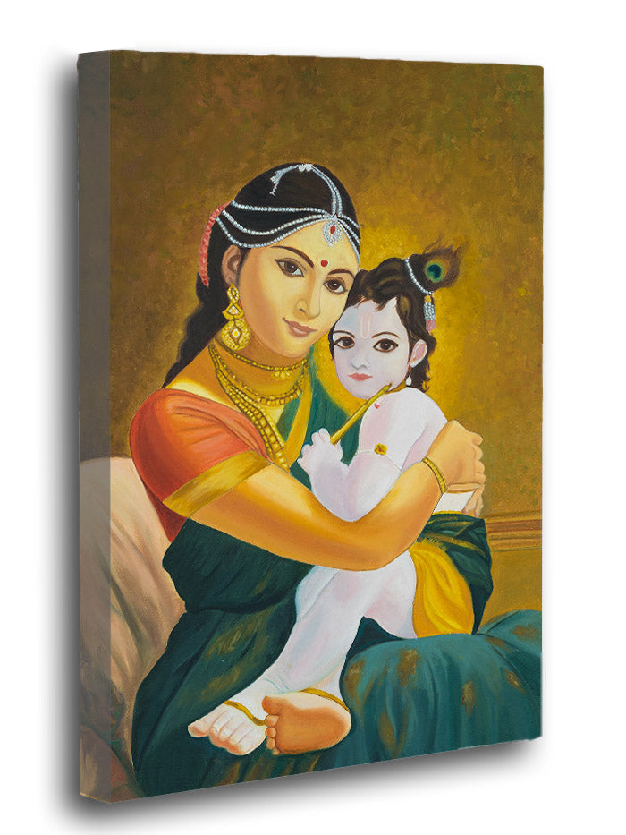 Yashodha Krishna - Print on Gallery Wrapped Canvas