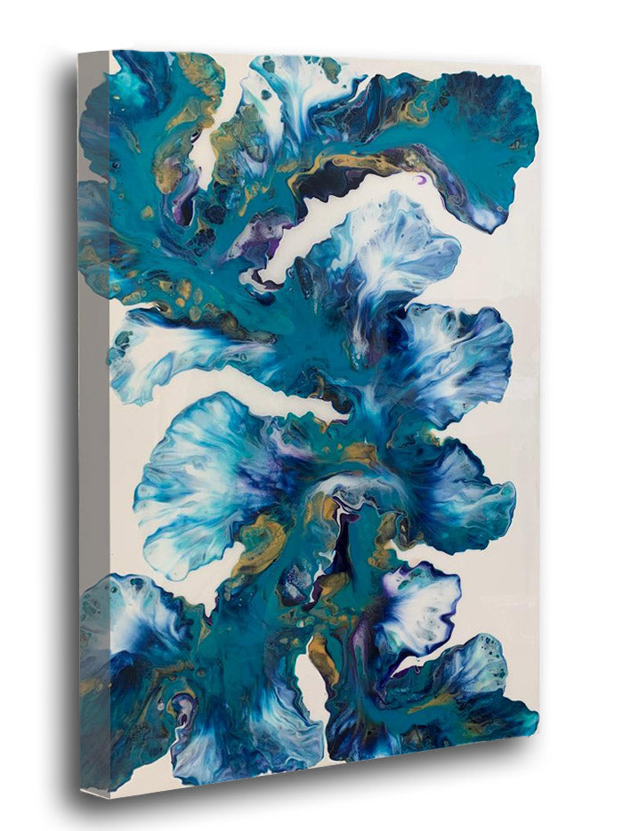 Blue Beauty I - Print on Gallery Wrapped Canvas