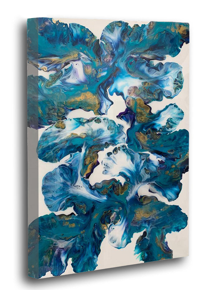 Blue Beauty III - Print on Gallery Wrapped Canvas